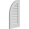 Ekena Millwork Quarter Round Top Left Surface Mount PVC Gable Vent w/ 3-1/2"W x 1"P Standard Frame, 16"W x 30"H GVPQL16X3001SN - alternate 5